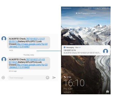 Dispositivi del monitoraggio di temperatura della catena del freddo della serratura dell'inseguitore di JT701T 4G GSM GPS 6